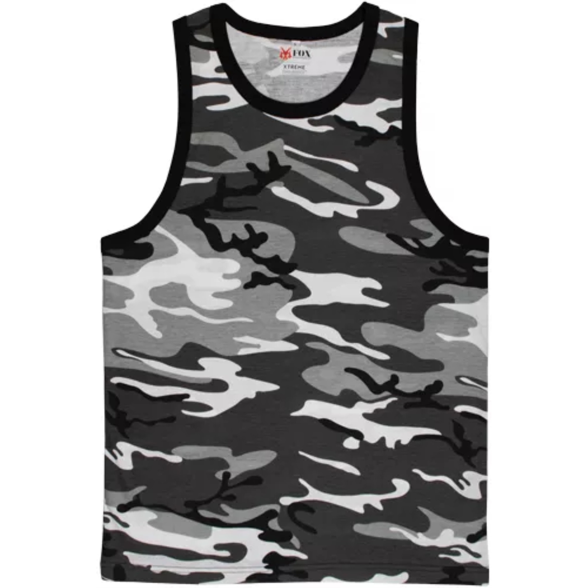 Mens Tank Top Urban Camouflage Large