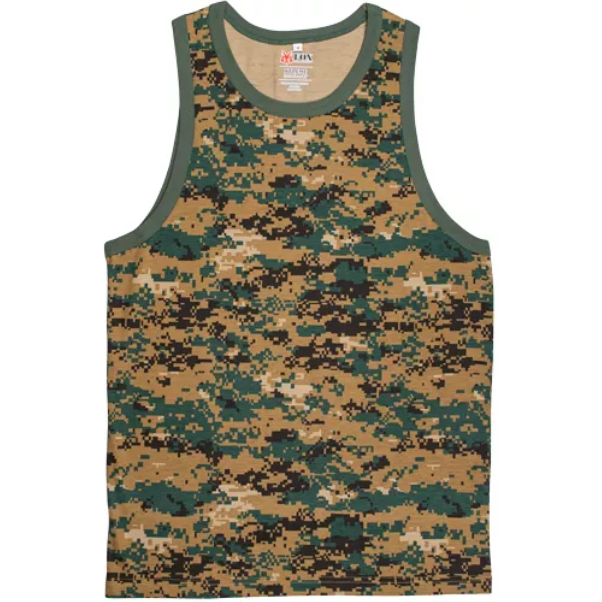 Mens Tank Top Digital Woodland 2XL