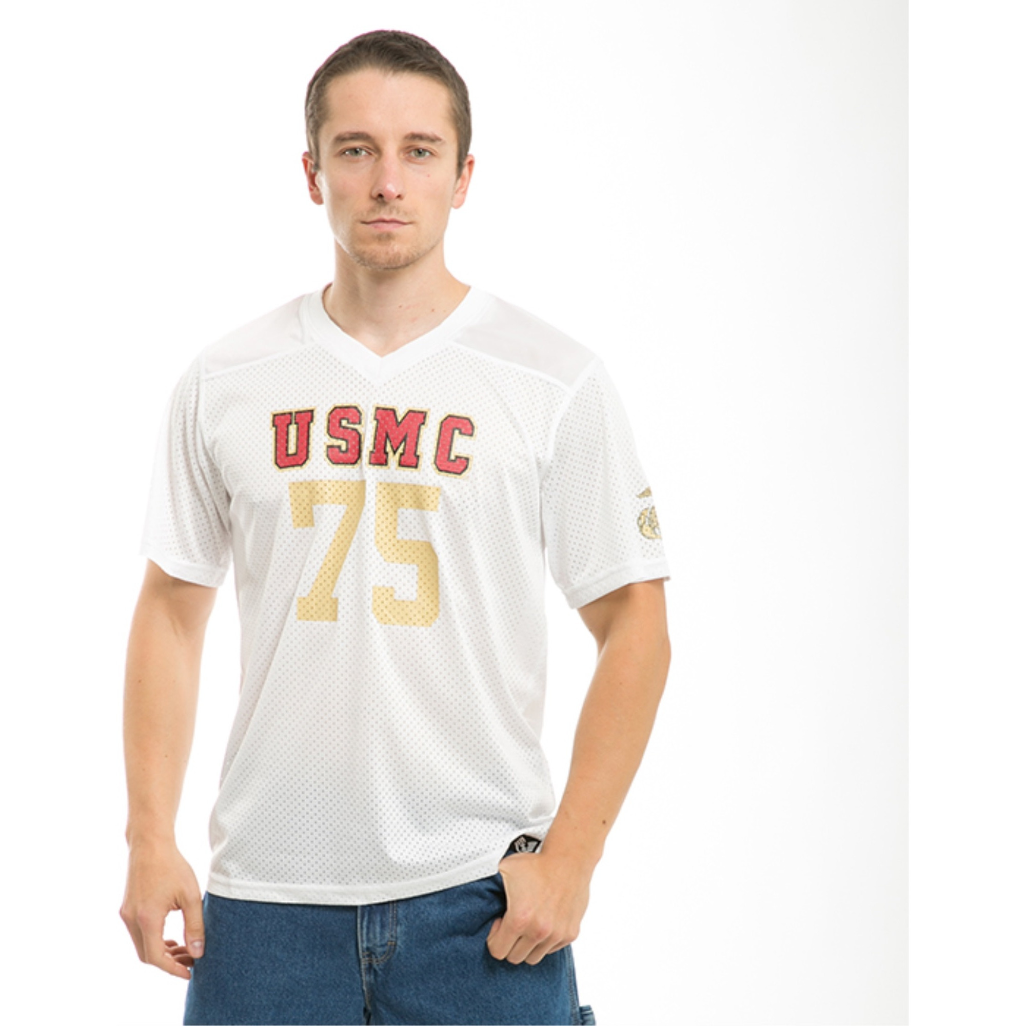 Practice Jersey, Marines, White, S
