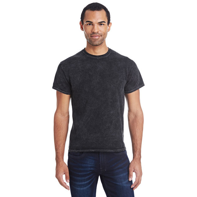 Adult 54 oz 100% cotton Vintage Wash T-Shirt - MINERAL BLAcK - S(D0102H78M0P)