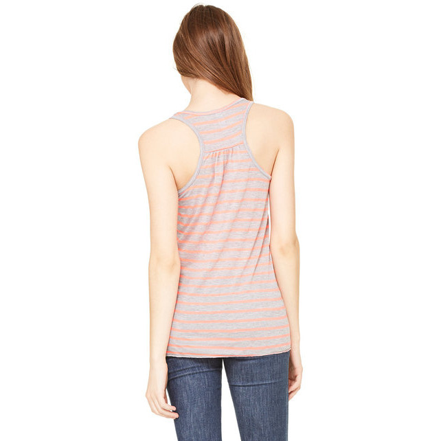 Ladies Flowy Racerback Tank - ATHLETIc HEATHER - S(D0102H7K7IX)