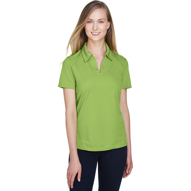 Ladies Recycled Polyester Performance Piqu Polo - cAcTUS gREEN - L(D0102H7N788)