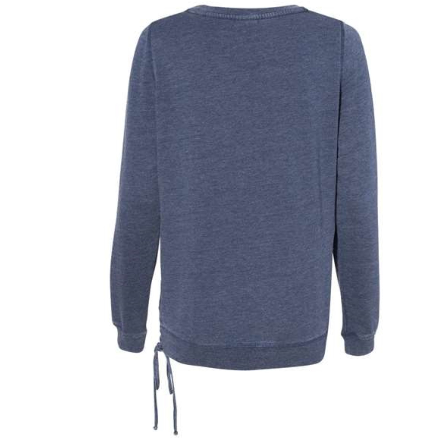 Boxercraft Womens Enzyme-Washed Rally Lace-Up Sweatshirt - Navy, XS