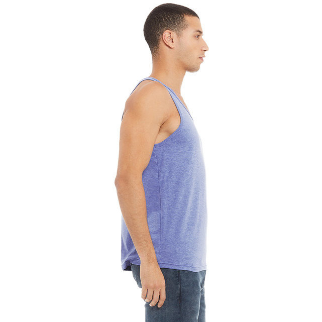 Unisex Jersey Tank - NEON BLUE - XS(D0102H7WAQJ)