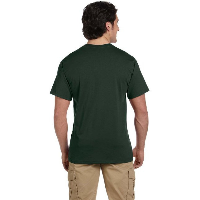 Adult DRI-POWER AcTIVE Pocket T-Shirt - FOREST gREEN - 4XL(D0102HI3N7W)