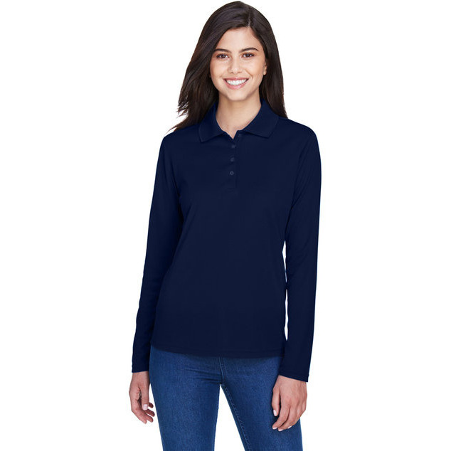 CORE365 78192 Ladies Pinnacle Performance Long-Sleeve Piqu Polo