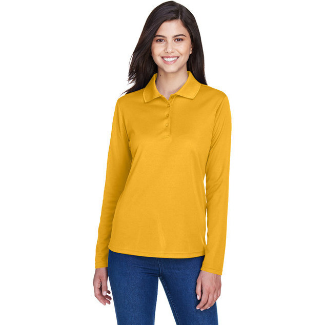 CORE365 78192 Ladies Pinnacle Performance Long-Sleeve Piqu Polo