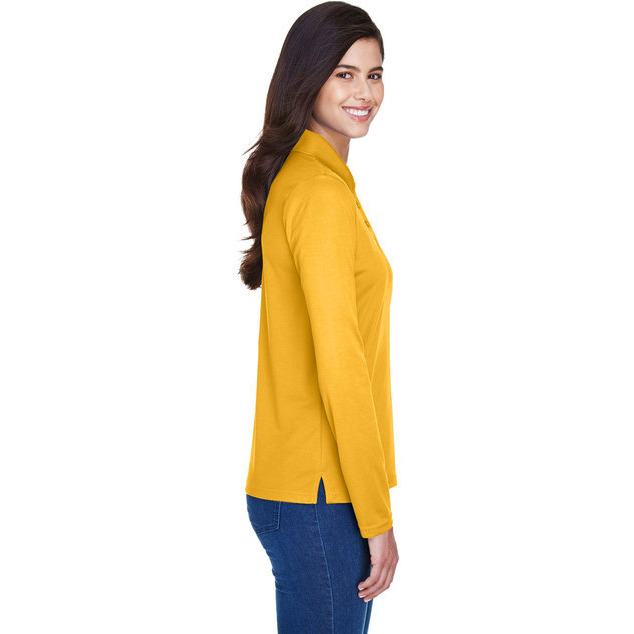 CORE365 78192 Ladies Pinnacle Performance Long-Sleeve Piqu Polo
