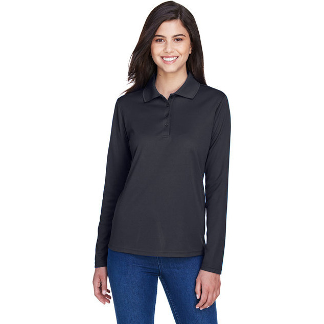 CORE365 78192 Ladies Pinnacle Performance Long-Sleeve Piqu Polo