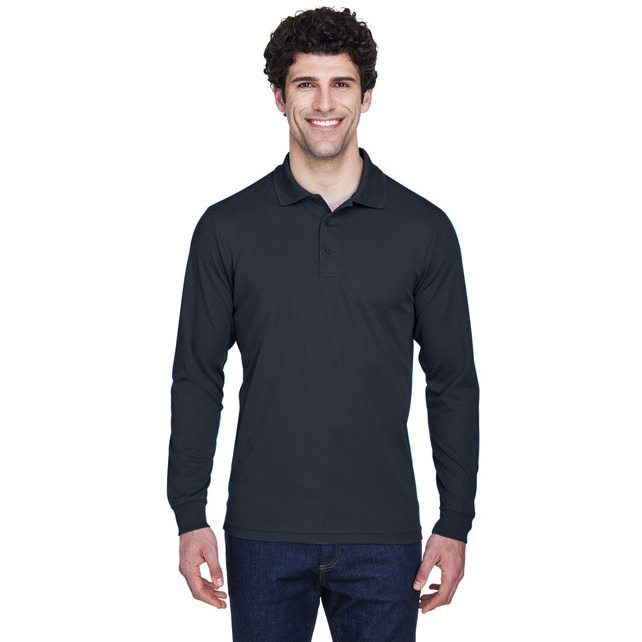 CORE365 88192T Mens Tall Pinnacle Performance Long-Sleeve Piqu Polo