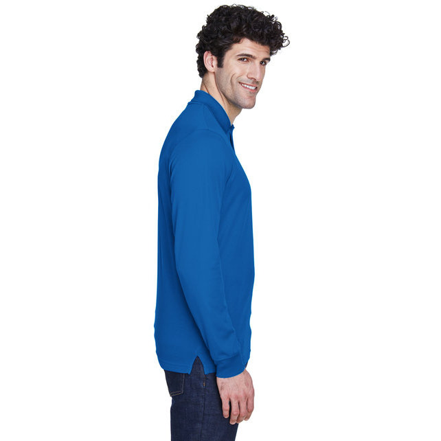 CORE365 88192 Mens Pinnacle Performance Long-Sleeve Piqu Polo
