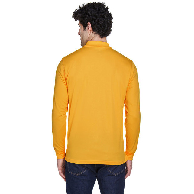 CORE365 88192 Mens Pinnacle Performance Long-Sleeve Piqu Polo