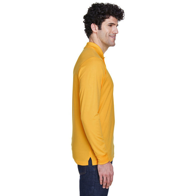 CORE365 88192 Mens Pinnacle Performance Long-Sleeve Piqu Polo