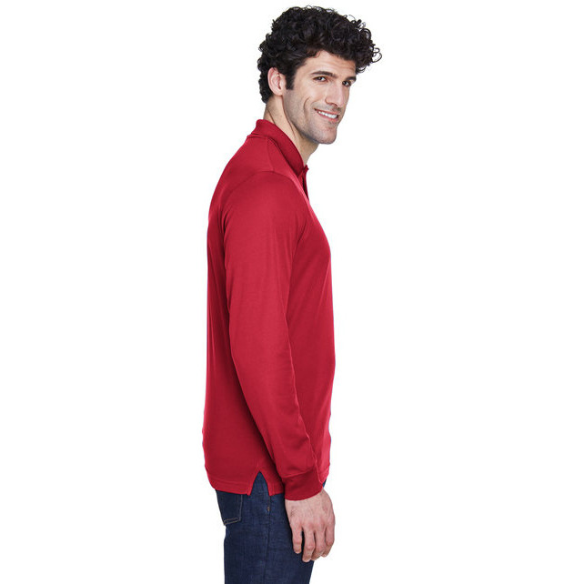 CORE365 88192 Mens Pinnacle Performance Long-Sleeve Piqu Polo
