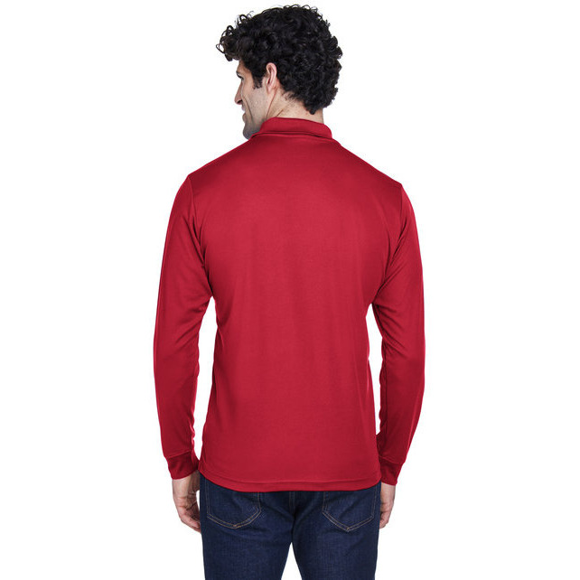 CORE365 88192 Mens Pinnacle Performance Long-Sleeve Piqu Polo