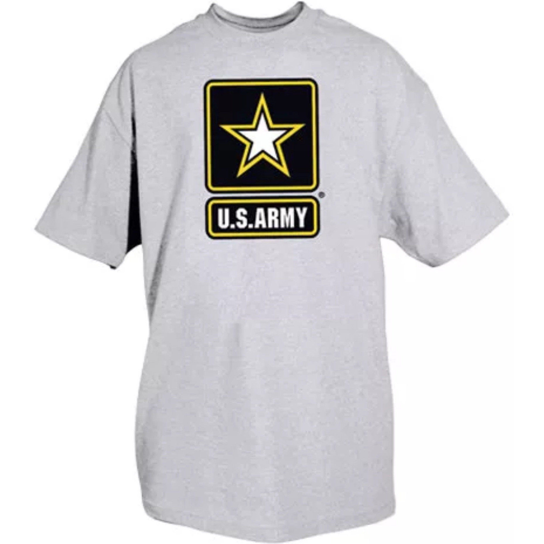 Army Star T-Shirt, Grey Large