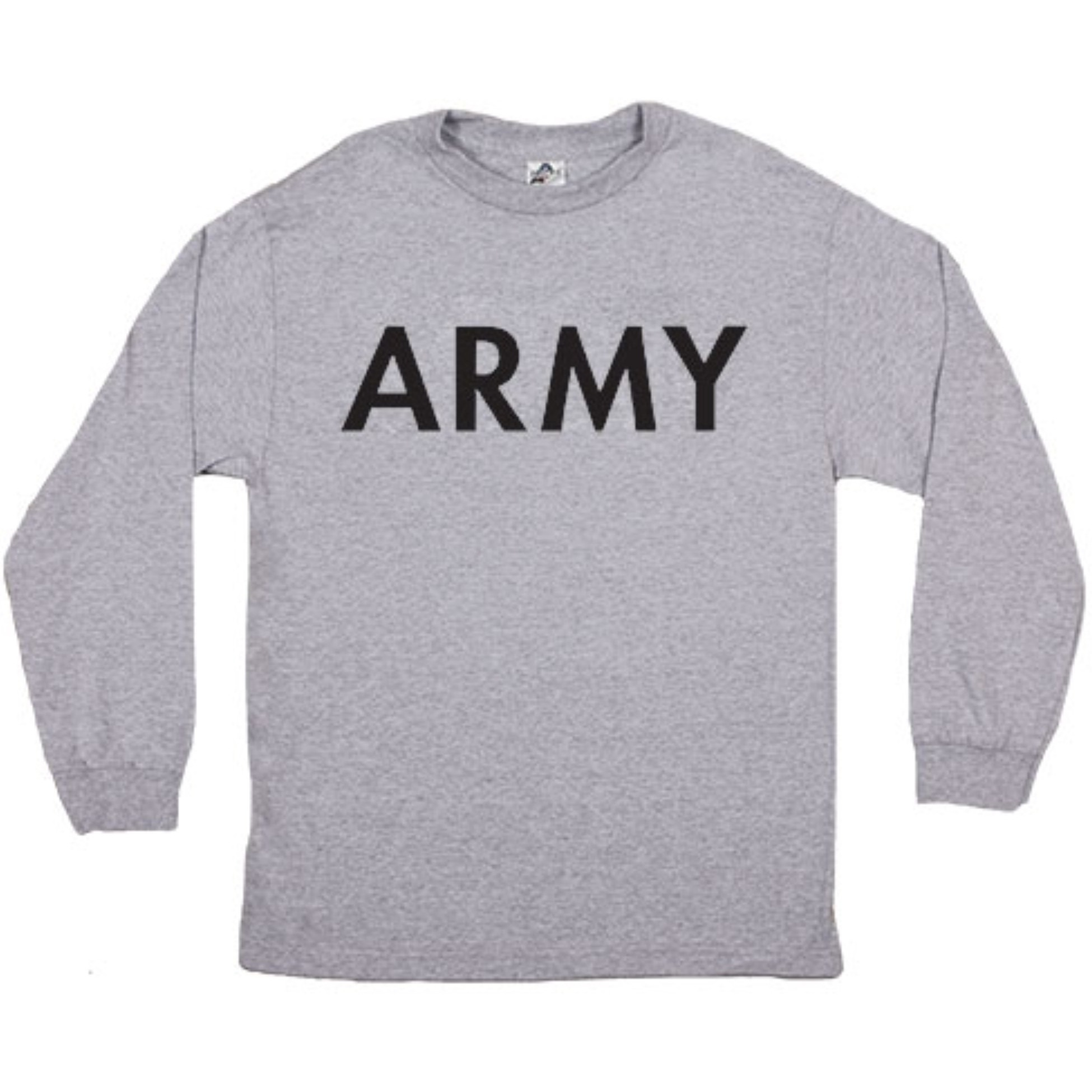 Army Long Sleeve T-Shirt Grey XL