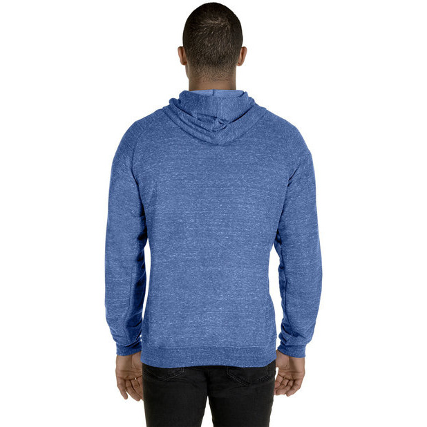 Adult Snow Heather Raglan Hooded Sweatshirt - FRST gRN SNW HTH - S(D0102H7M13T)