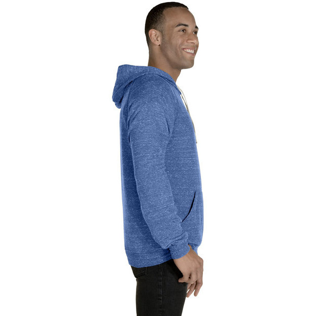 Adult Snow Heather Raglan Hooded Sweatshirt - FRST gRN SNW HTH - S(D0102H7M13T)