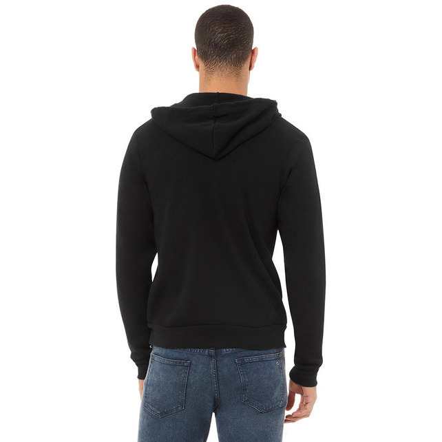 Unisex Sponge Fleece Full-Zip Hooded Sweatshirt - ASPHALT - 2XL(D0102H7WDB8)