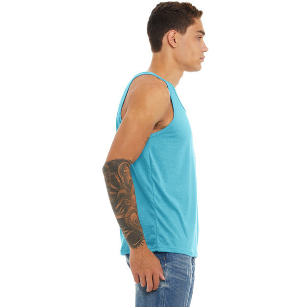 Unisex Jersey Tank - NEON BLUE - XS(D0102H7WAZ8)