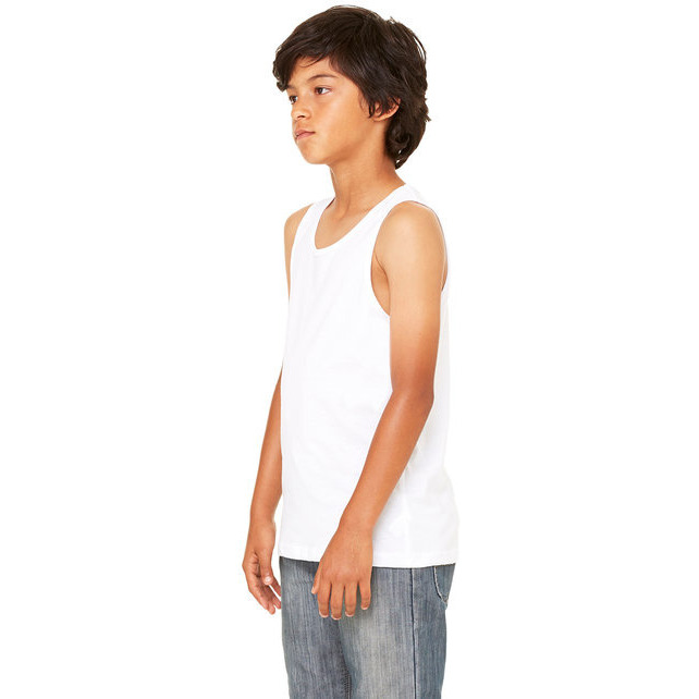 Youth Jersey Tank - BLAcK - M(D0102H7W5I2)