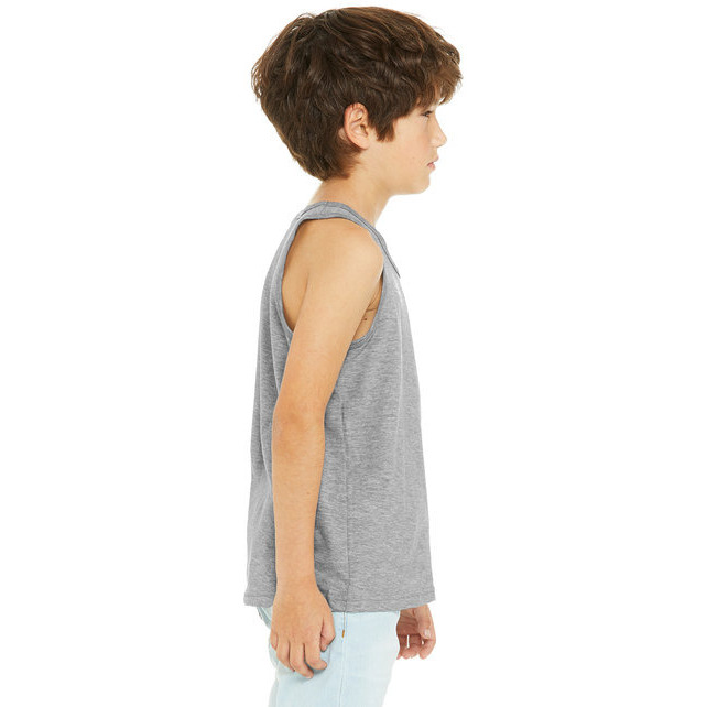 Youth Jersey Tank - BLAcK - M(D0102H7W52P)