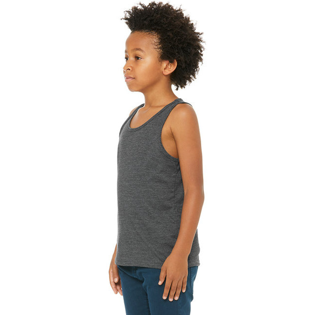 Youth Jersey Tank - BLAcK - M(D0102H7W5IX)
