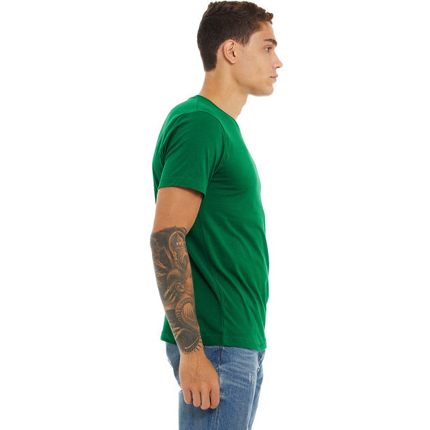 Unisex Poly-cotton Short-Sleeve T-Shirt - BERRY - S(D0102H7WJL8)