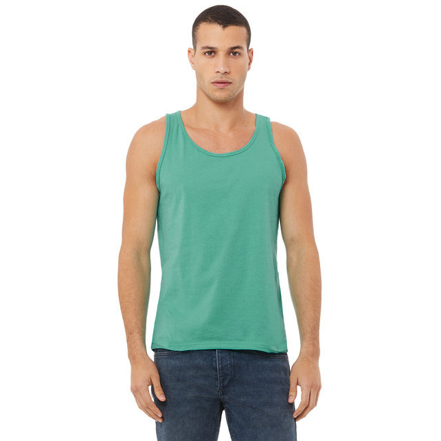 Unisex Jersey Tank - NEON BLUE - XS(D0102H7WAc6)