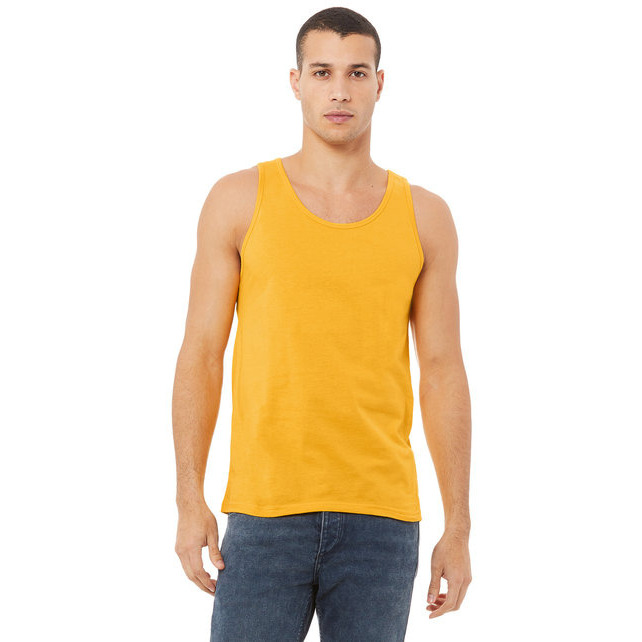 Unisex Jersey Tank - NEON BLUE - XS(D0102H7WSB6)