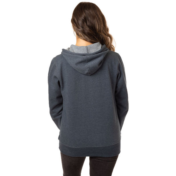 Ladies OrganicRecycled Heathered Fleece Full-Zip Hooded Sweatshirt - cHARcOAL - S(D0102H7ZQSX)