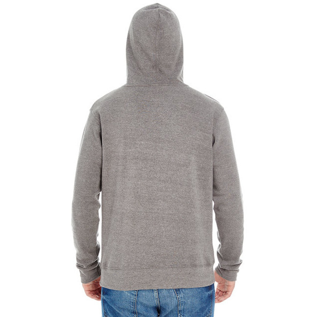 Adult Triblend Pullover Fleece Hooded Sweatshirt - BLAcK TRIBLEND - XS(D0102H78T1P)