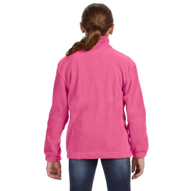 Youth 8 oz Full-Zip Fleece - SAFETY YELLOW - S(D0102H76TY6)
