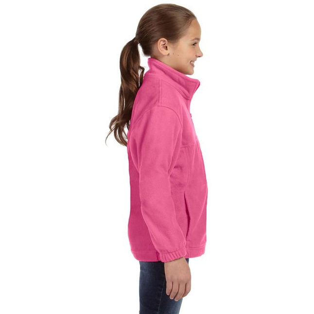 Youth 8 oz Full-Zip Fleece - SAFETY YELLOW - S(D0102H76TY6)