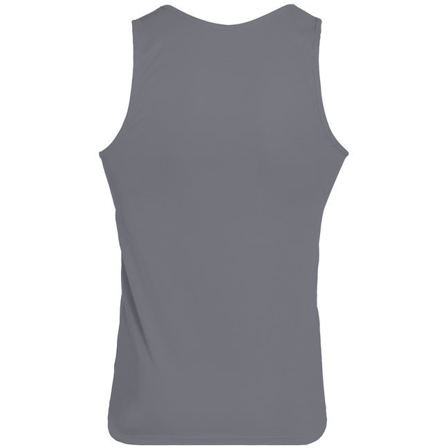 Youth Training Tank - SILVER gREY - S(D0102H7YY4X)