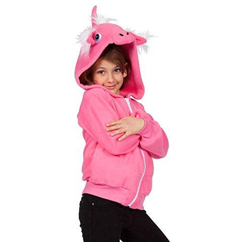 Diva Pink Unicorn Hoodie Kid S