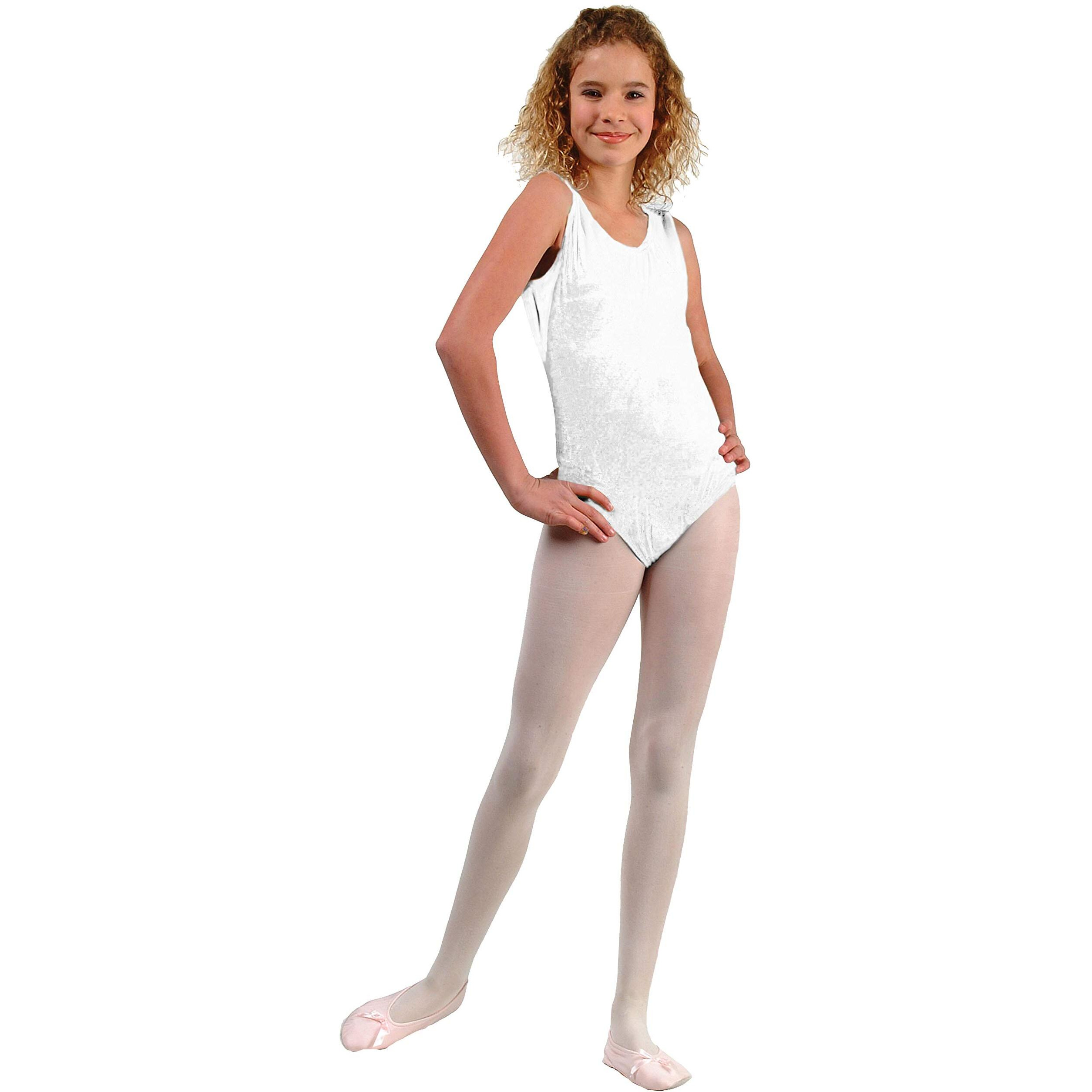 Girls Classic LeotardWhite S