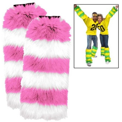 Leg Warmers 2 Pack Pink/White CO