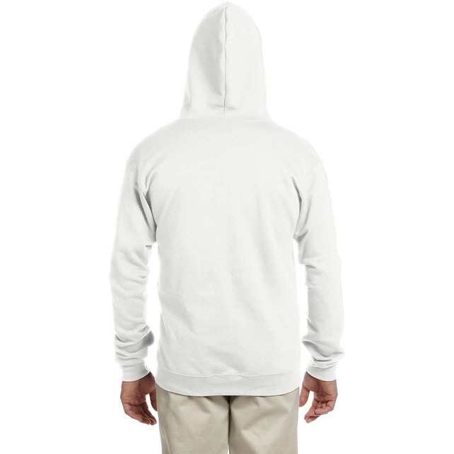 Adult 8 oz NuBlend Fleece Full-Zip Hooded Sweatshirt - ASH - 3XL(D0102HI3D6Y)