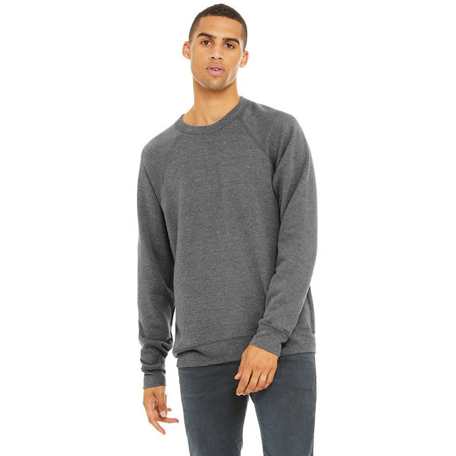 Unisex Sponge Fleece crewneck Sweatshirt - DK gRY MRBLE FLc - M(D0102H789cP)