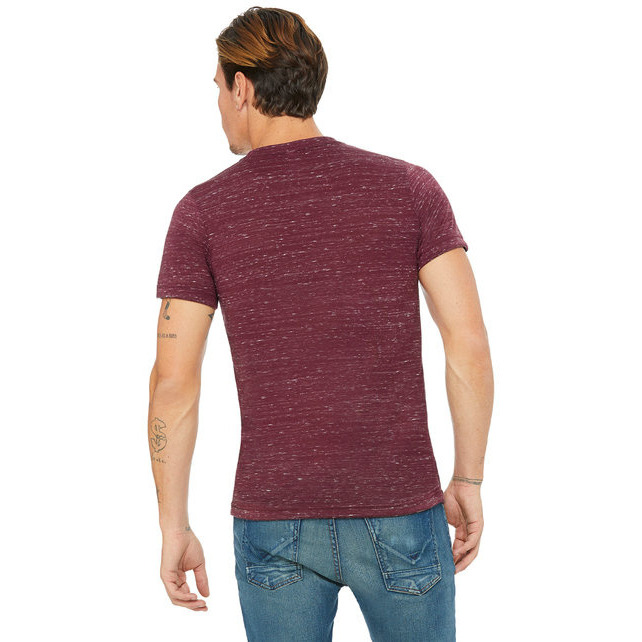 Bella + Canvas 3655C Unisex Textured Jersey V-Neck T-Shirt