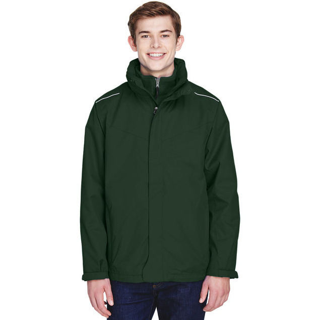 CORE365 88205 Mens Region 3-in-1 Jacket with Fleece Liner