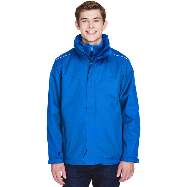 CORE365 88205 Mens Region 3-in-1 Jacket with Fleece Liner