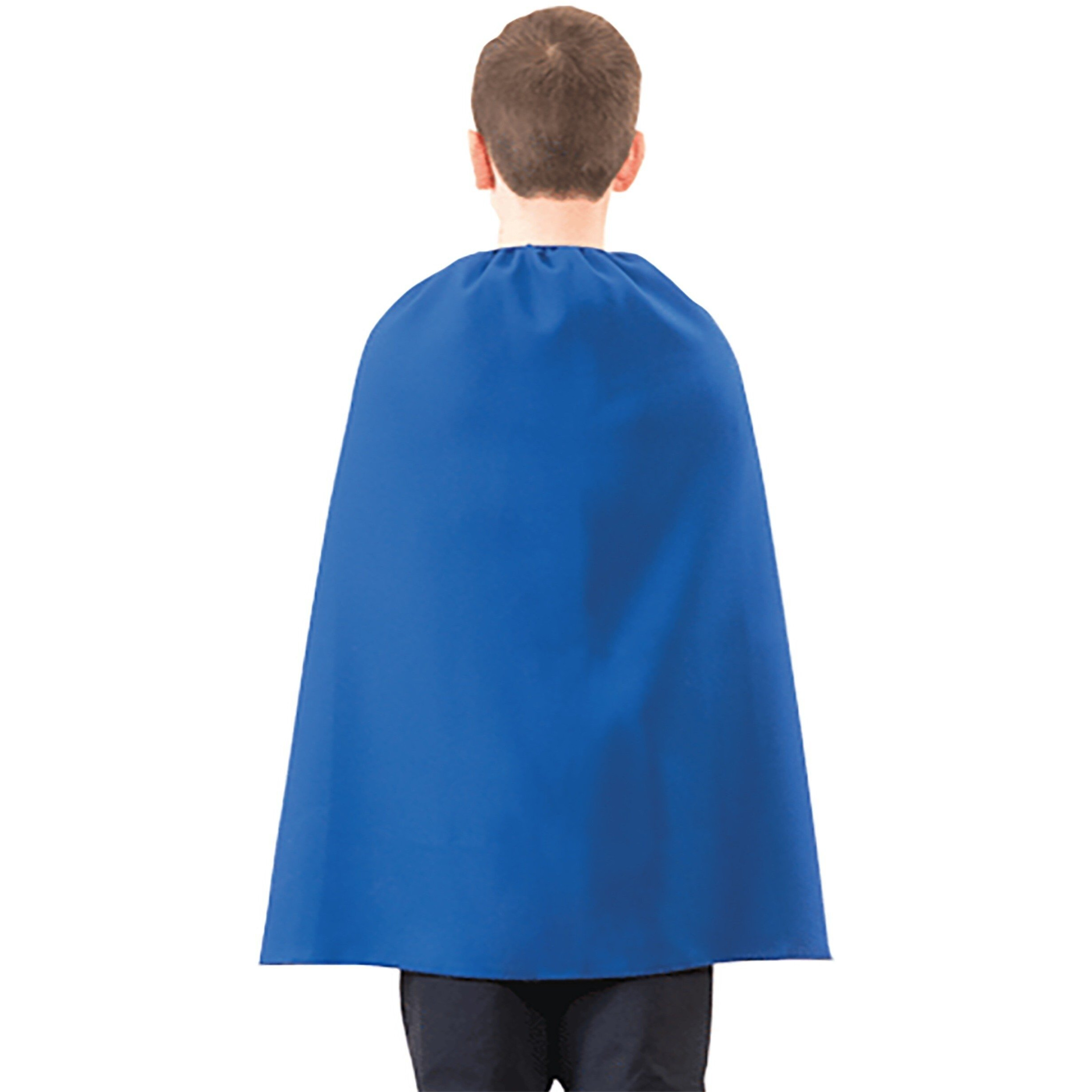 26 BLUE SUPERHERO CHILD CAPE""