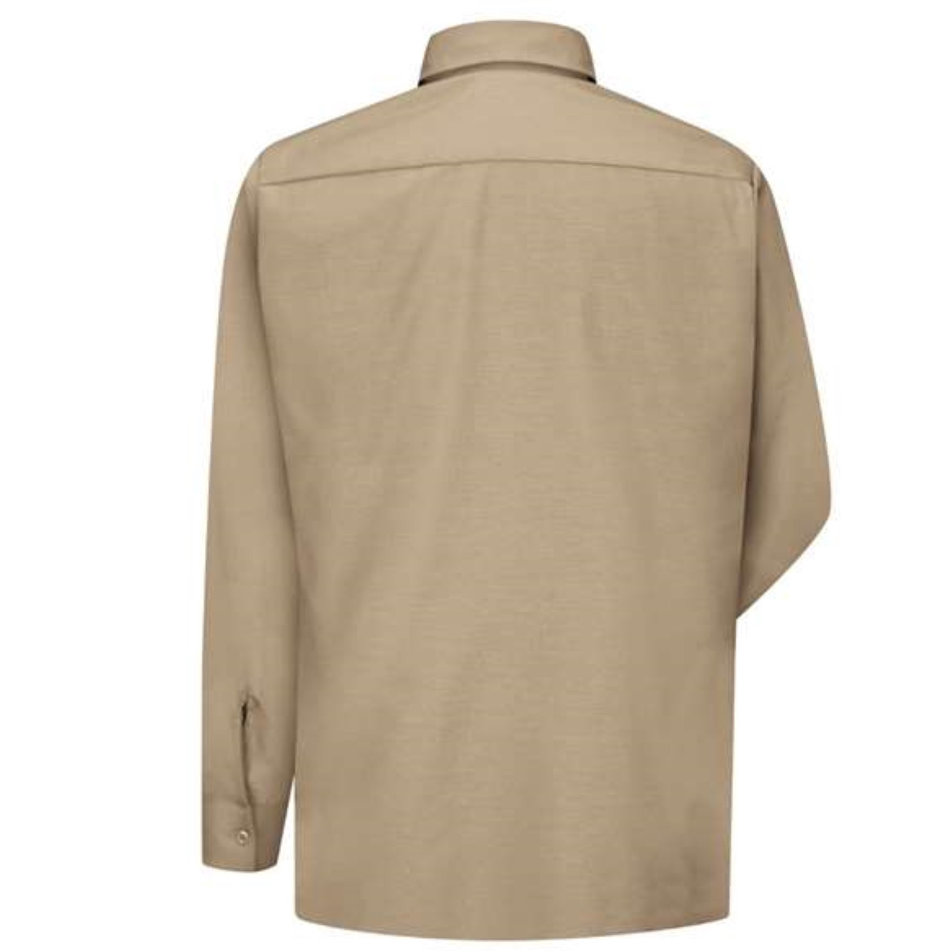 Red Kap Ripstop Long Sleeve Shirt - Khaki, L