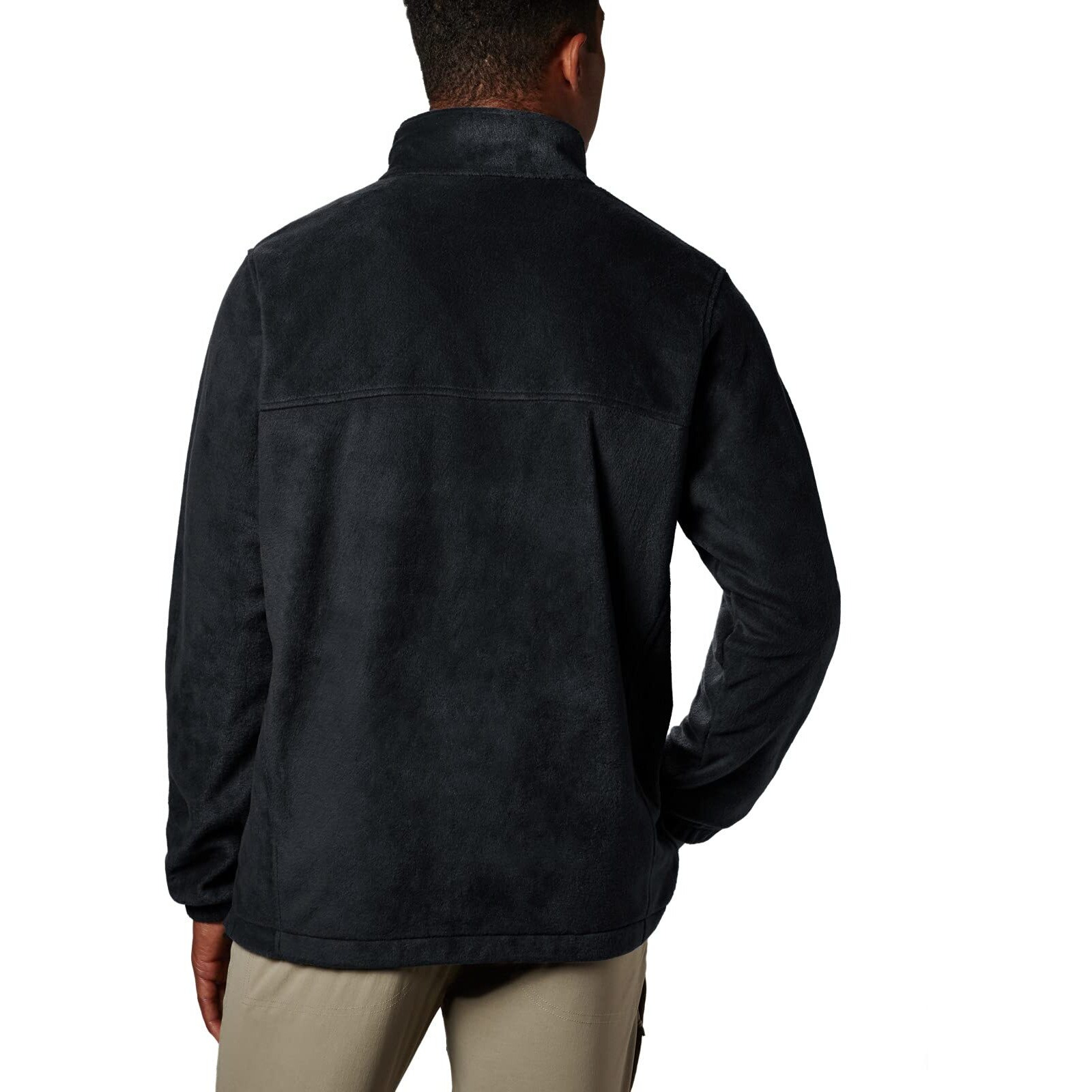 Mens ST-Shirts MountainHalf-Zip Fleece Jacket - BLAcK - L(D0102H7MQ7P)