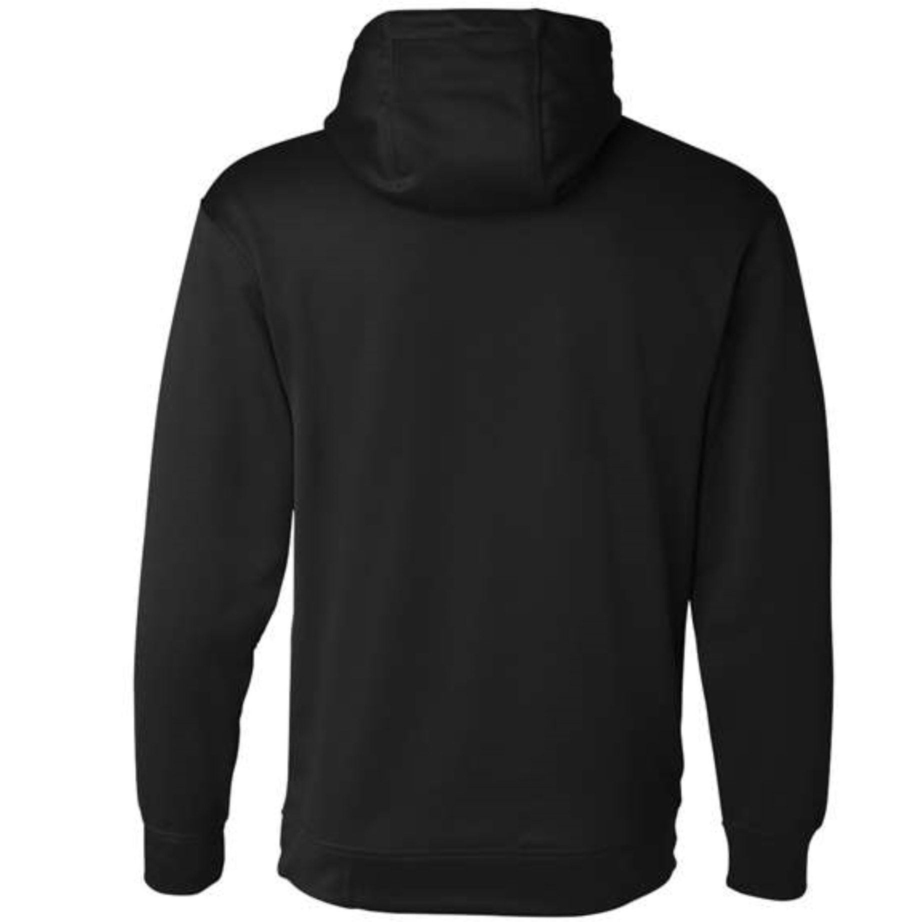 Augusta Sportswear Wicking Fleece Hooded Sweatshirt - Black, S