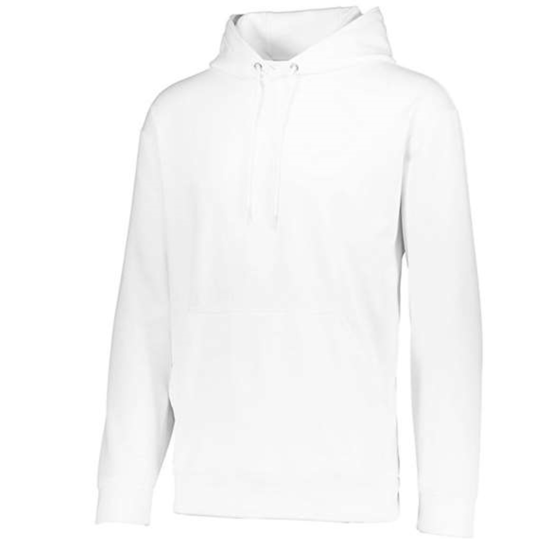 Augusta Sportswear Wicking Fleece Hooded Sweatshirt - White, S