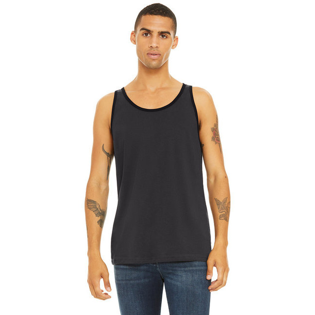Unisex Jersey Tank - NEON BLUE - XS(D0102H7WS78)